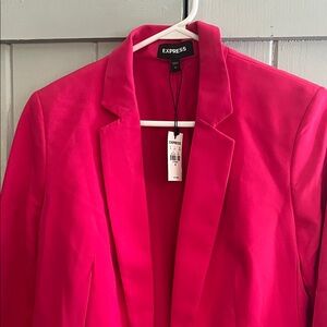 Express Women's Vibrant Pink Suit Jacket
